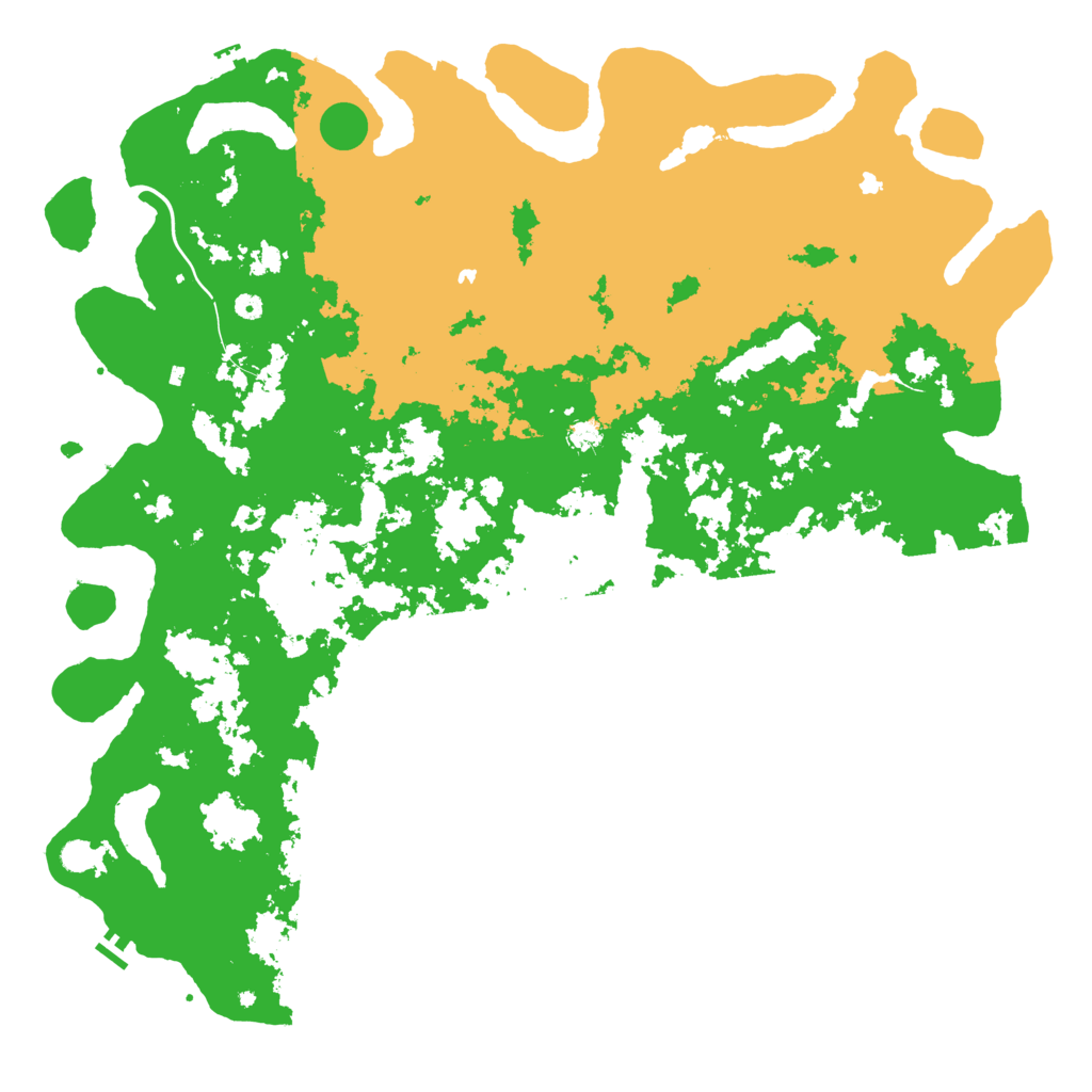 Biome Rust Map: Procedural Map, Size: 6000, Seed: 16830