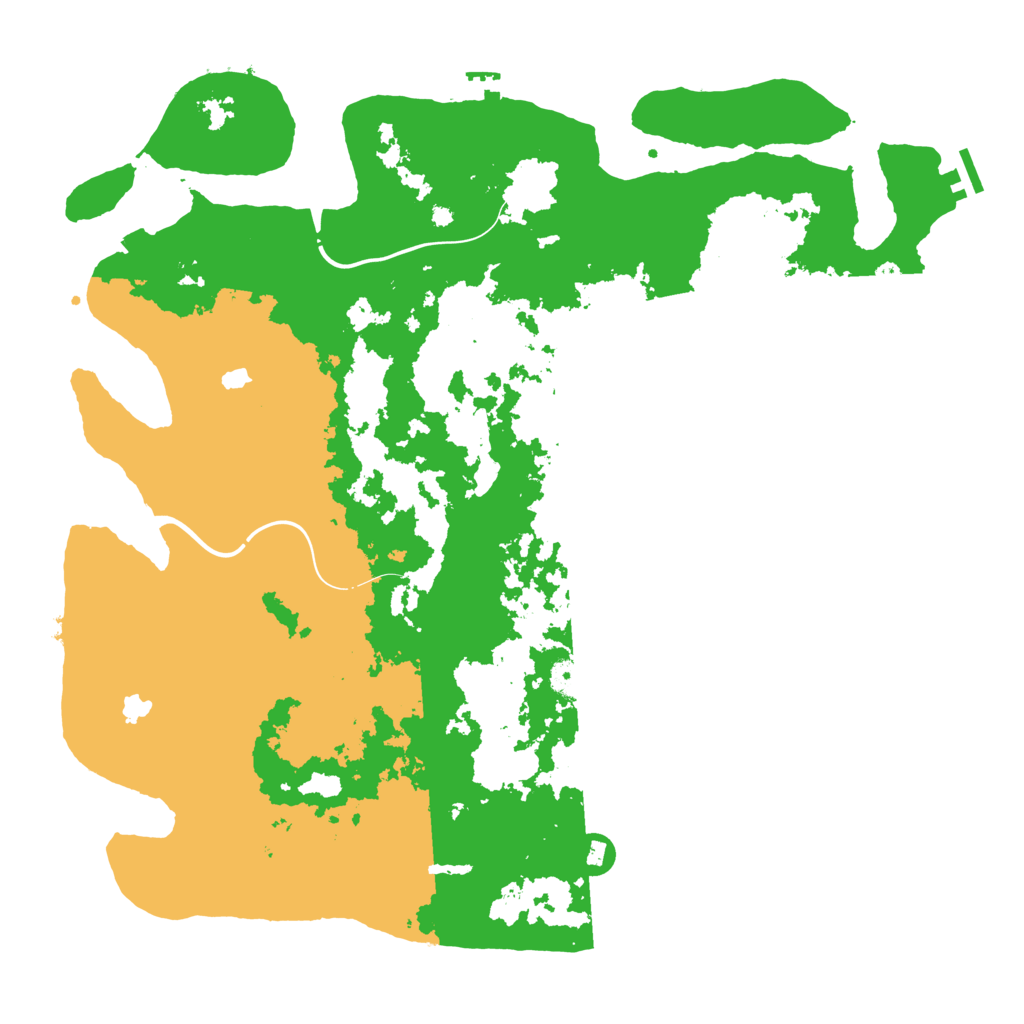 Biome Rust Map: Procedural Map, Size: 4500, Seed: 1589667206