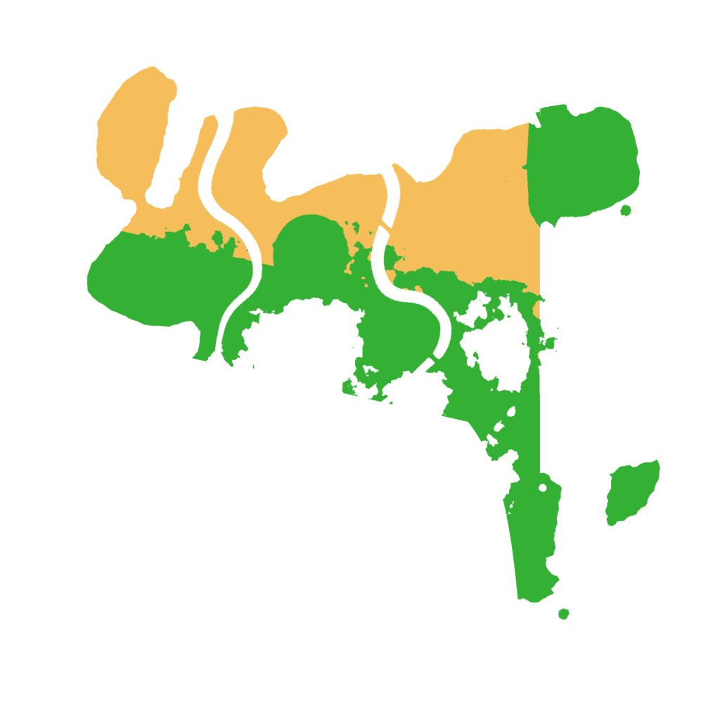 Biome Rust Map: Procedural Map, Size: 2665, Seed: 538