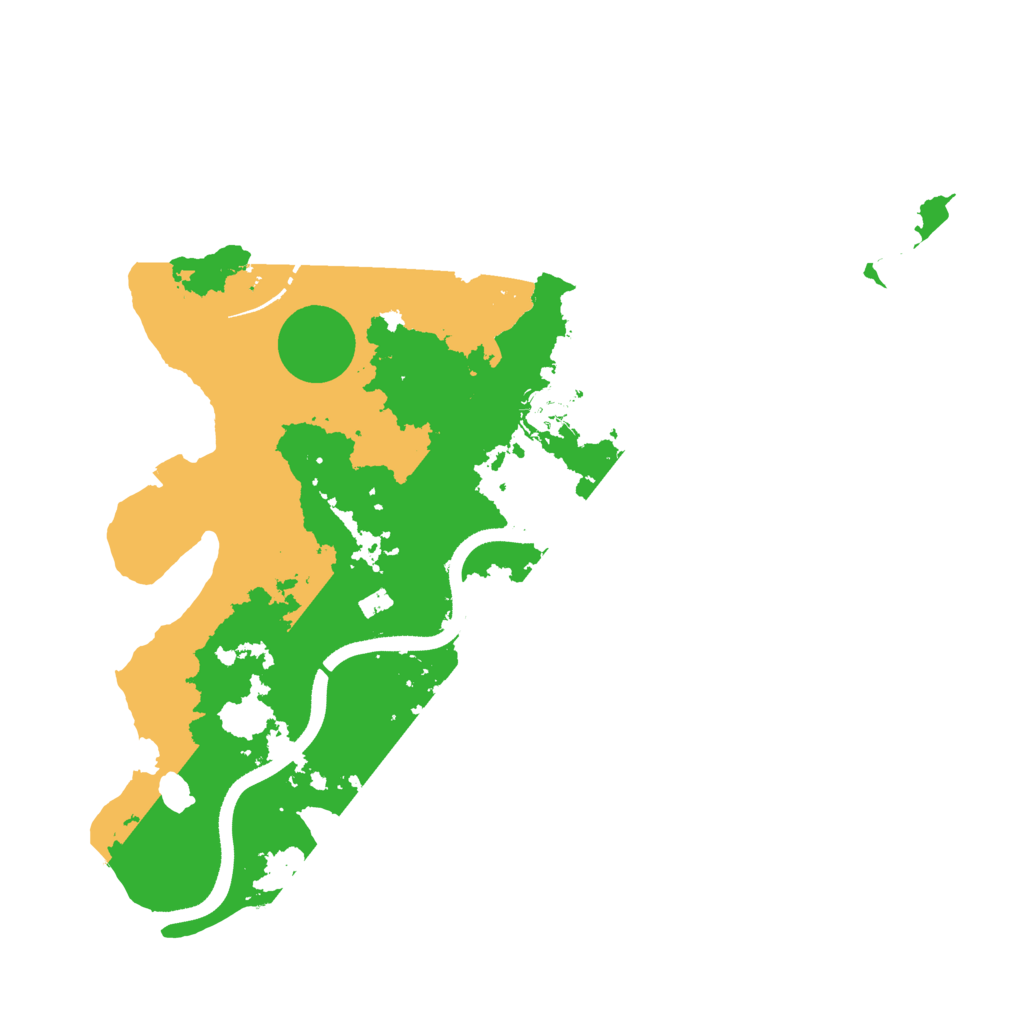 Biome Rust Map: Procedural Map, Size: 3500, Seed: 85000928