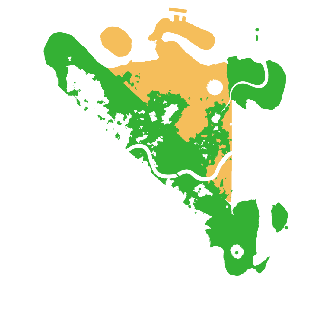 Biome Rust Map: Procedural Map, Size: 3500, Seed: 1391818949