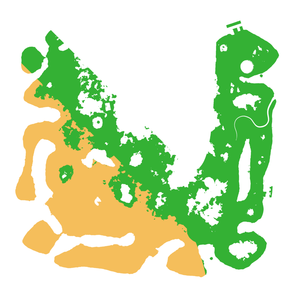 Biome Rust Map: Procedural Map, Size: 4000, Seed: 41509