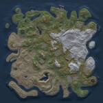 Thumbnail Rust Map: Procedural Map, Size: 4250, Seed: 577182383, 16 Monuments