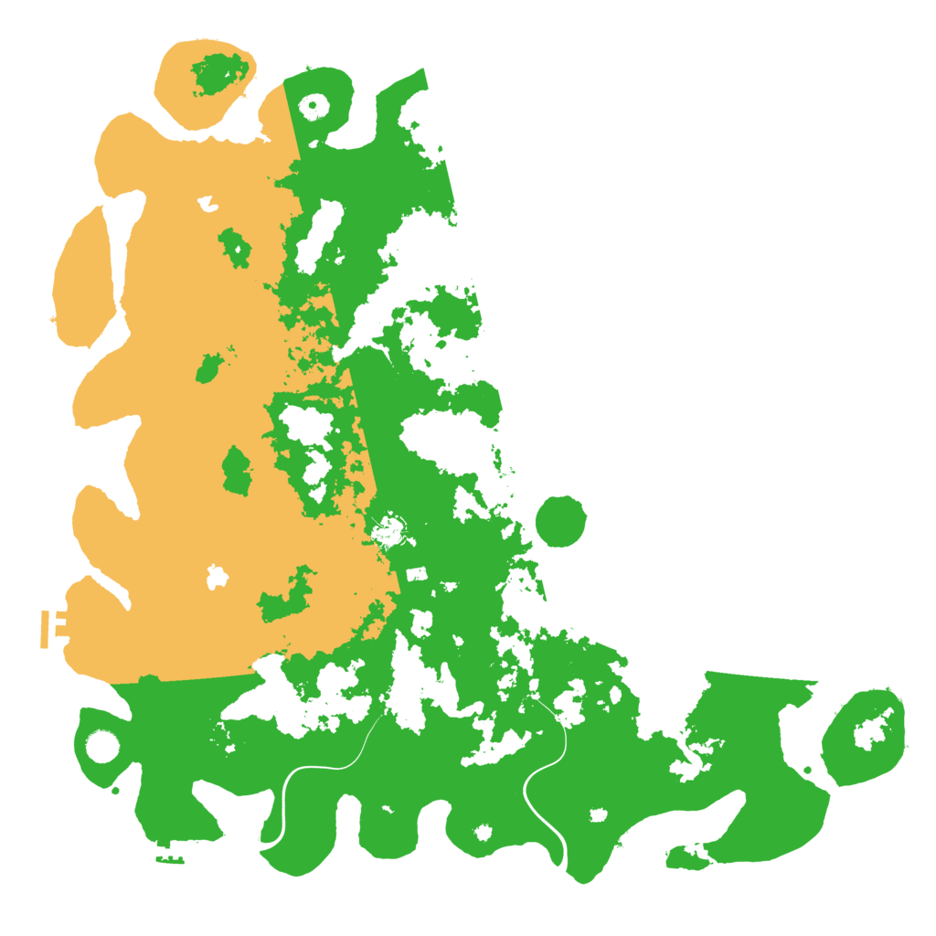 Biome Rust Map: Procedural Map, Size: 5000, Seed: 1276043617
