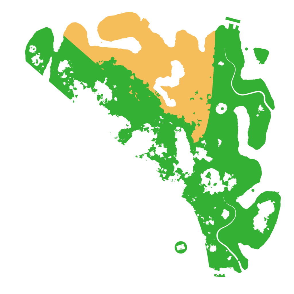 Biome Rust Map: Procedural Map, Size: 4000, Seed: 181930703