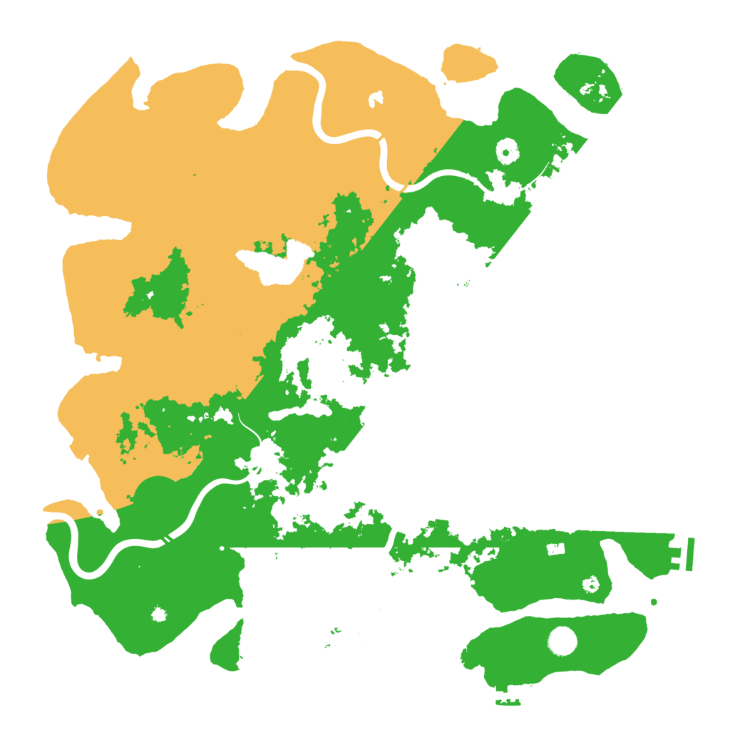 Biome Rust Map: Procedural Map, Size: 4444, Seed: 4