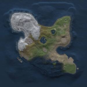Thumbnail Rust Map: Procedural Map, Size: 2000, Seed: 251545325, 6 Monuments