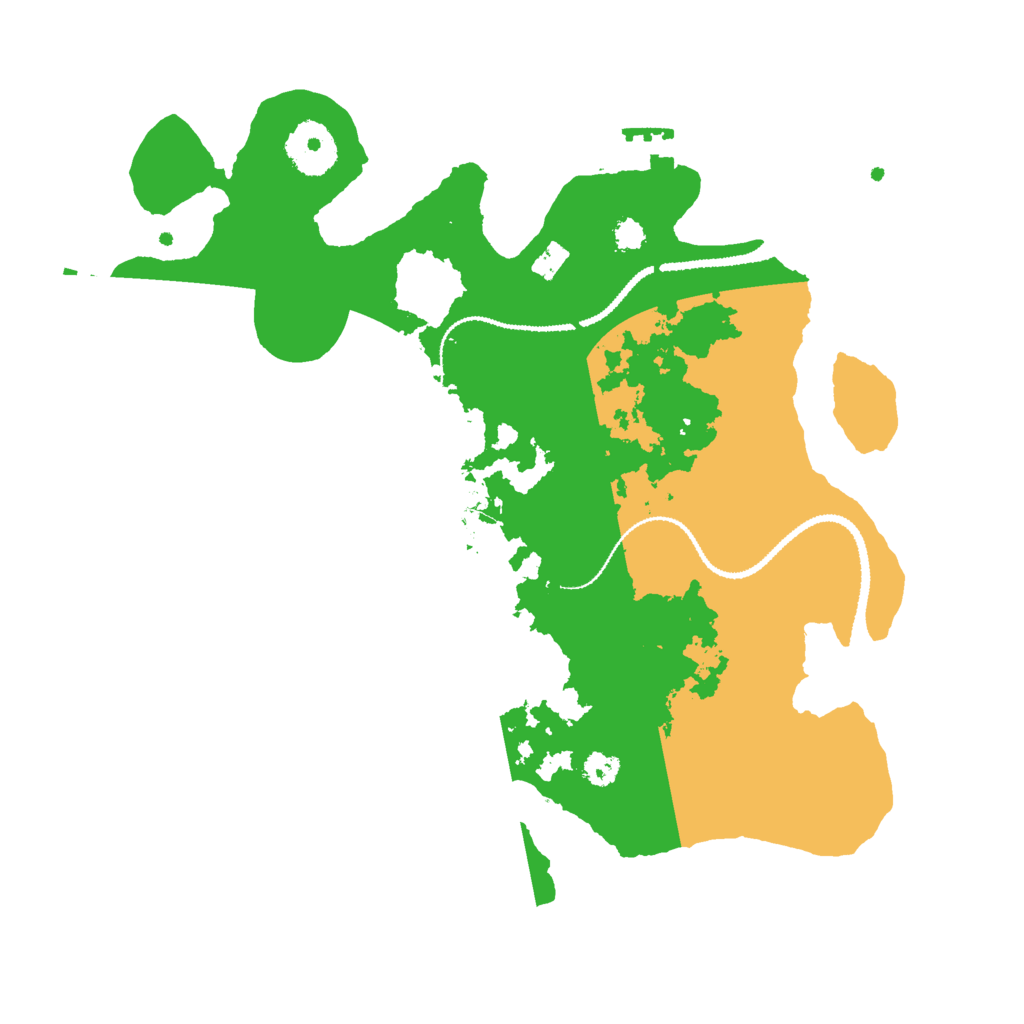 Biome Rust Map: Procedural Map, Size: 3000, Seed: 579489965