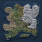 Thumbnail Rust Map: Procedural Map, Size: 3000, Seed: 790829020, 10 Monuments