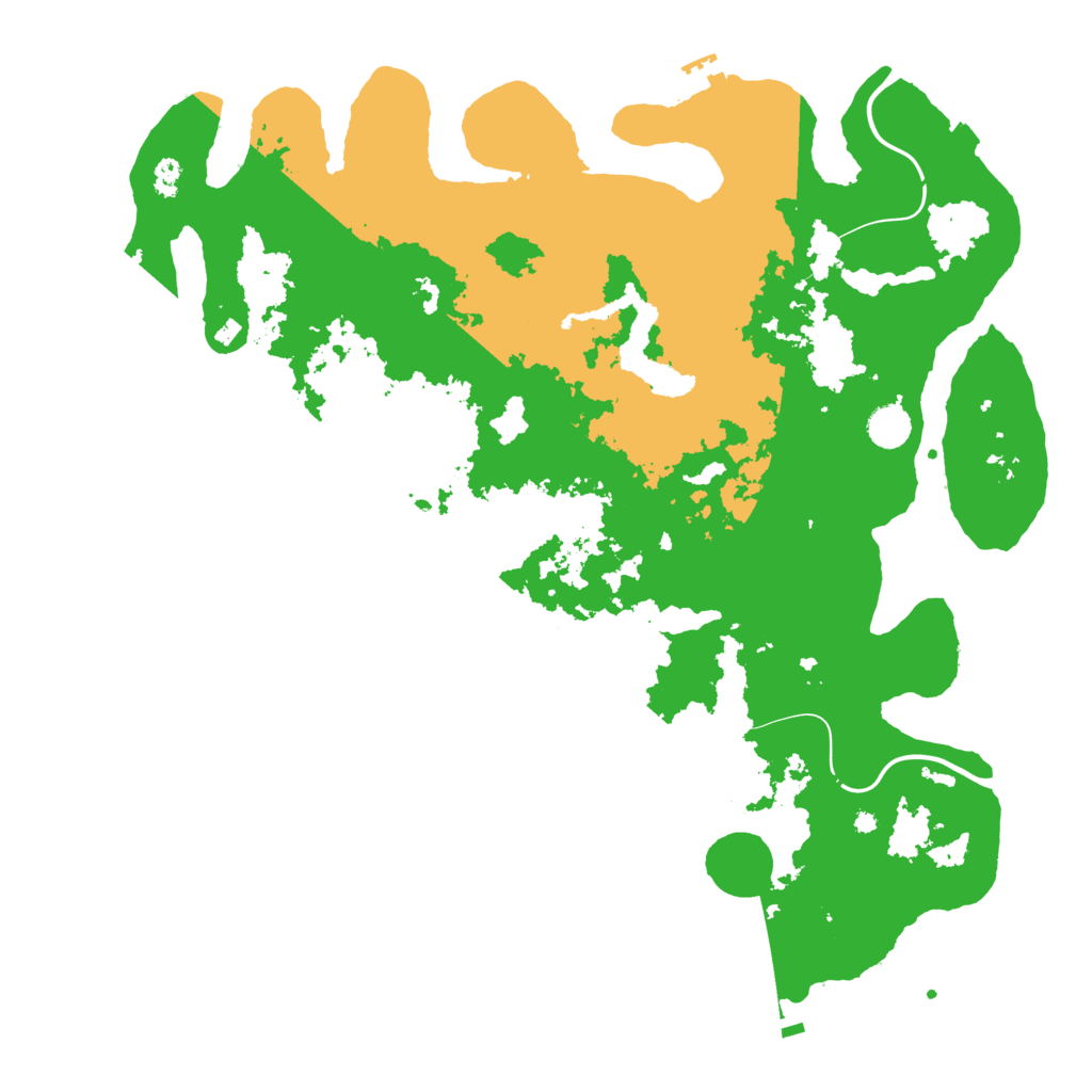 Biome Rust Map: Procedural Map, Size: 4500, Seed: 215340500