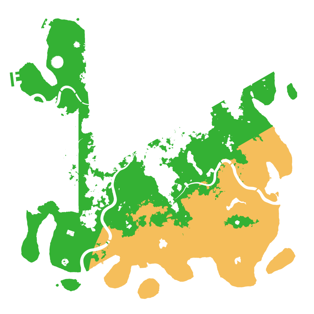 Biome Rust Map: Procedural Map, Size: 4500, Seed: 830124957