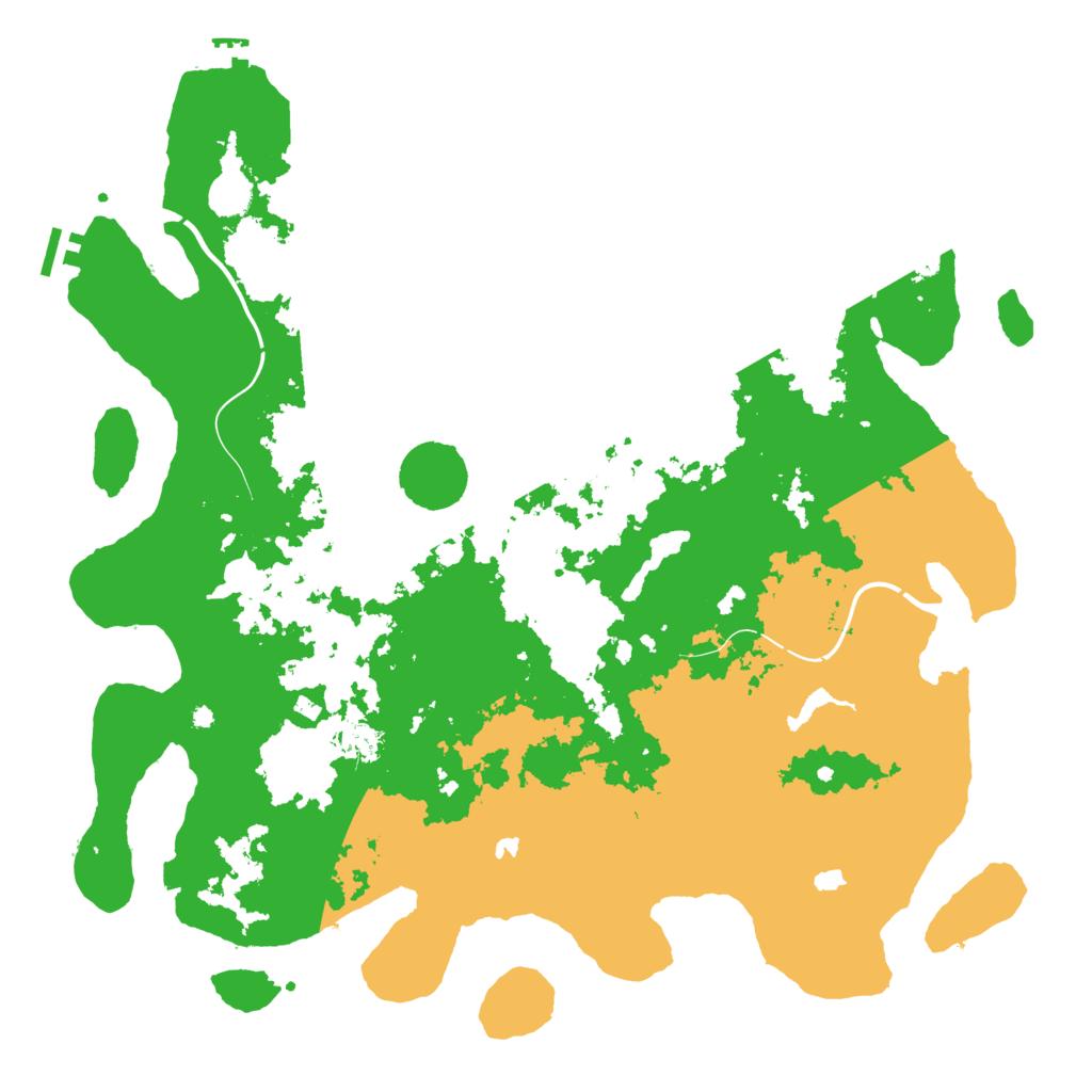 Biome Rust Map: Procedural Map, Size: 4500, Seed: 830124957