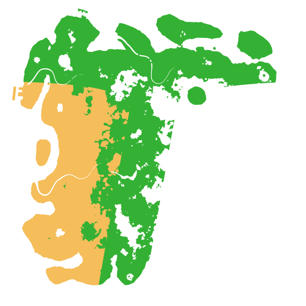 Biome Rust Map: Procedural Map, Size: 4500, Seed: 375169066