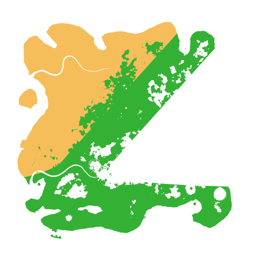 Biome Rust Map: Procedural Map, Size: 3600, Seed: 1179748923