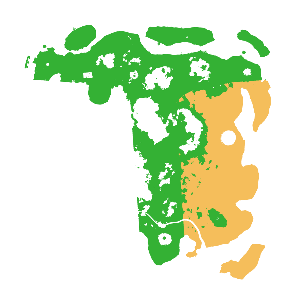 Biome Rust Map: Procedural Map, Size: 3500, Seed: 1607637074