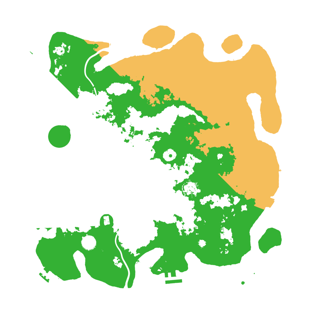 Biome Rust Map: Procedural Map, Size: 3750, Seed: 1204680868