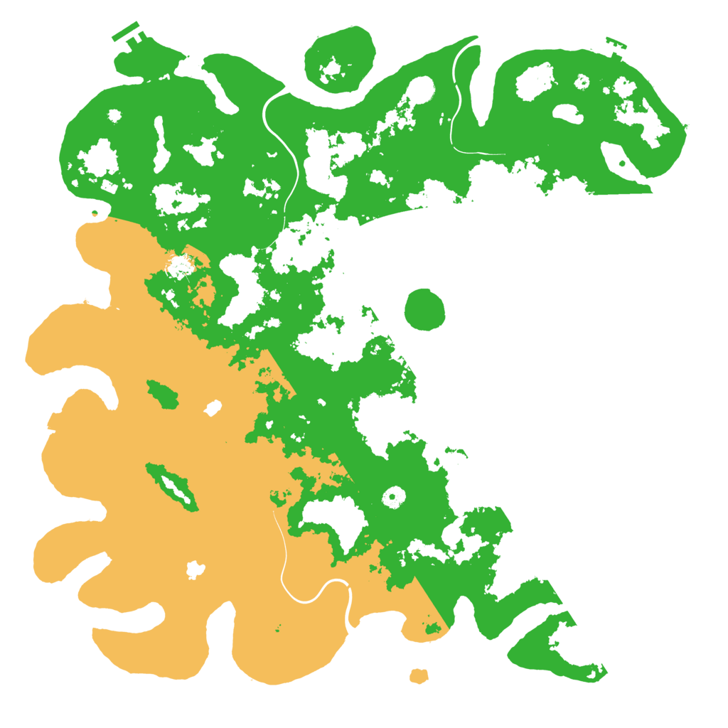 Biome Rust Map: Procedural Map, Size: 4900, Seed: 752252715