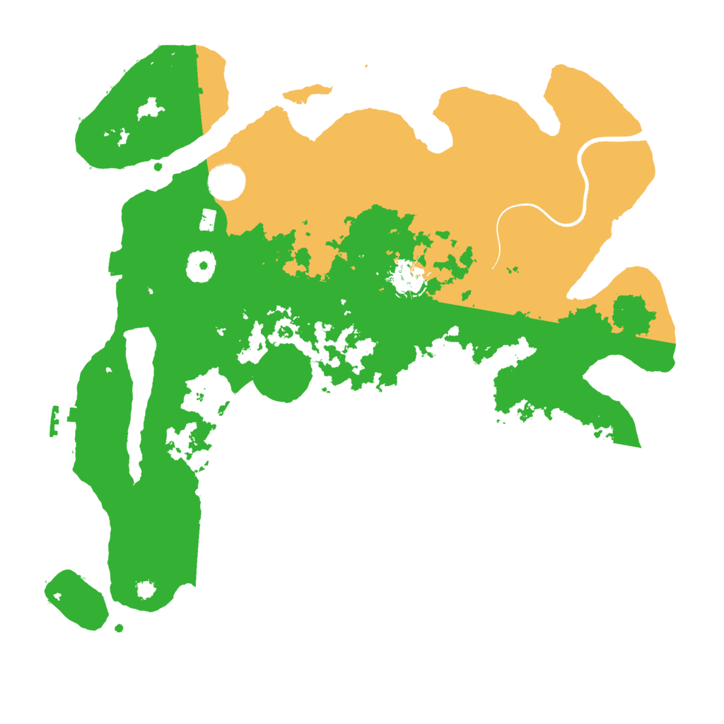 Biome Rust Map: Procedural Map, Size: 3500, Seed: 1970565959