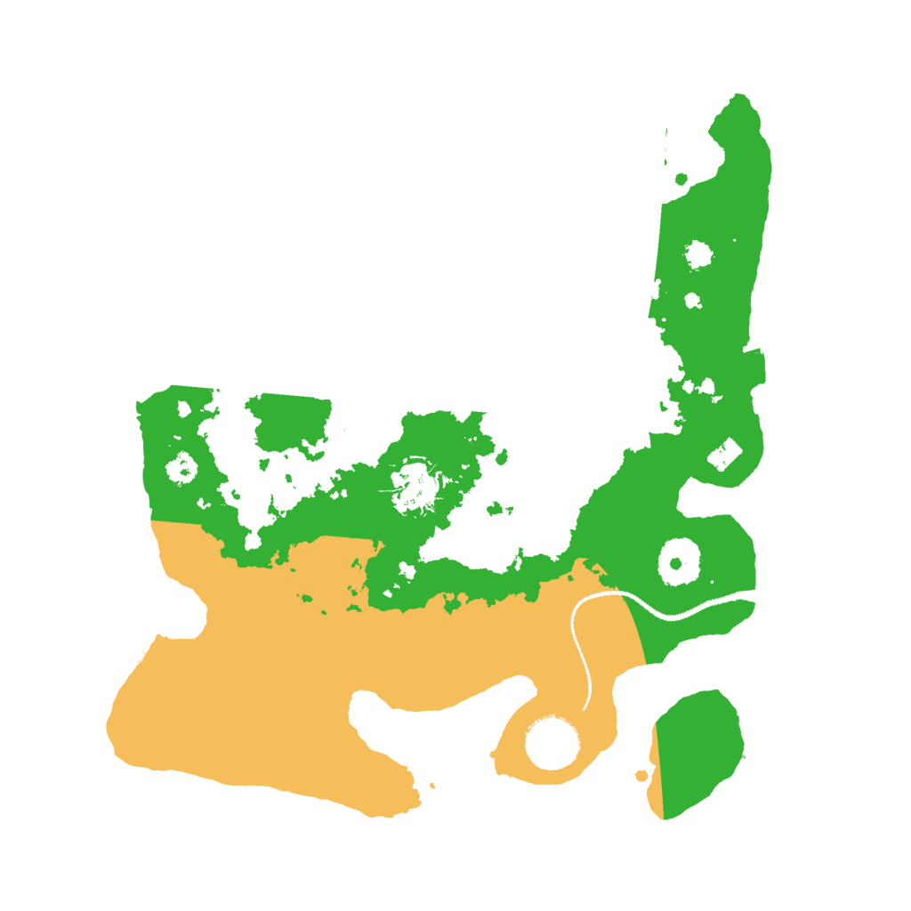 Biome Rust Map: Procedural Map, Size: 3000, Seed: 164181206