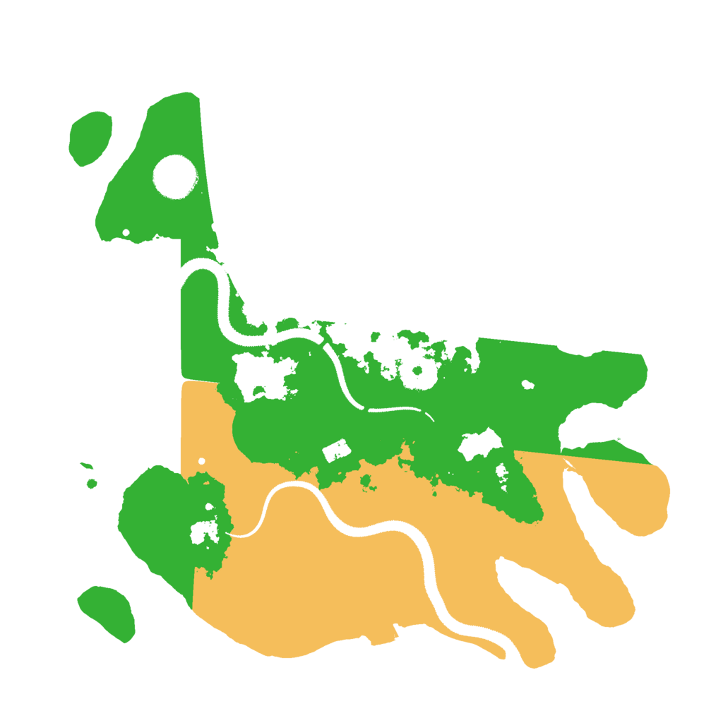 Biome Rust Map: Procedural Map, Size: 3000, Seed: 14657