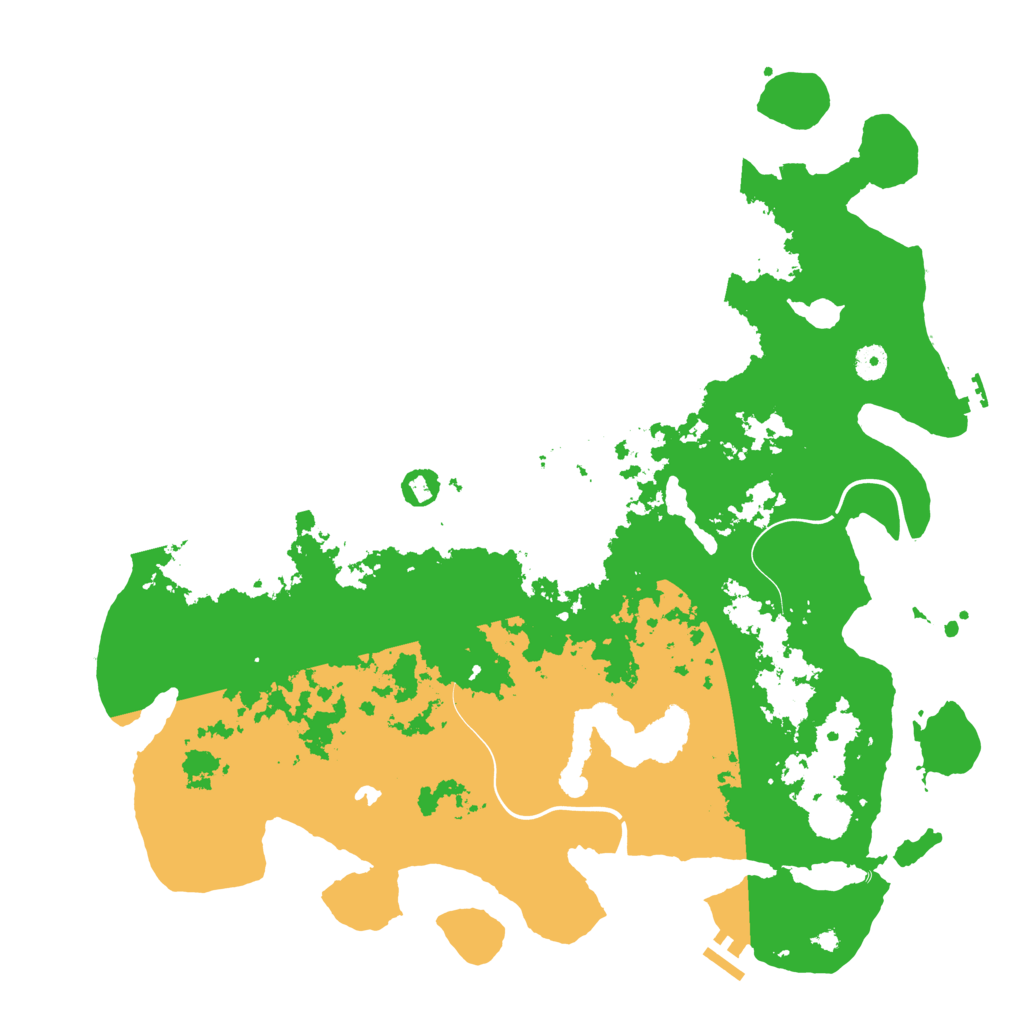 Biome Rust Map: Procedural Map, Size: 4500, Seed: 1011925537
