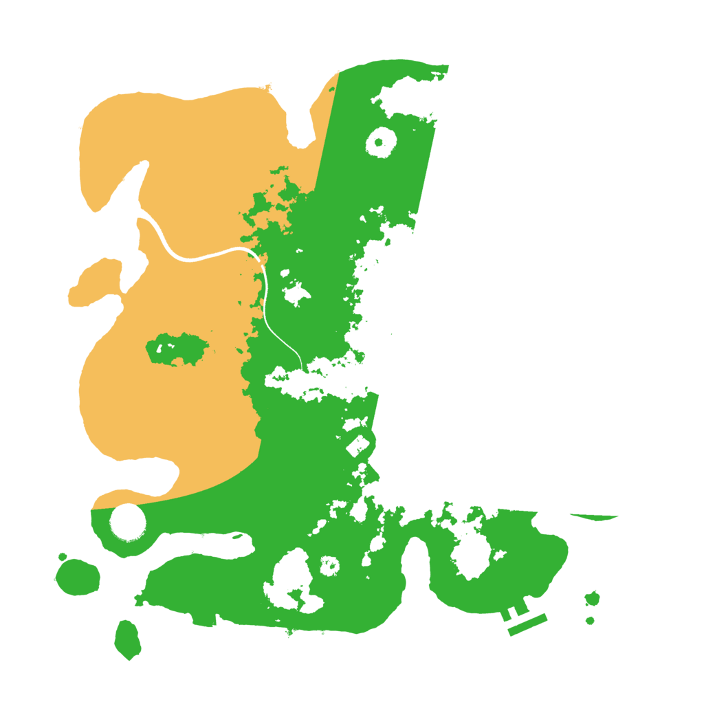 Biome Rust Map: Procedural Map, Size: 3500, Seed: 1806278438