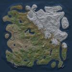 Thumbnail Rust Map: Procedural Map, Size: 4500, Seed: 45686946, 15 Monuments