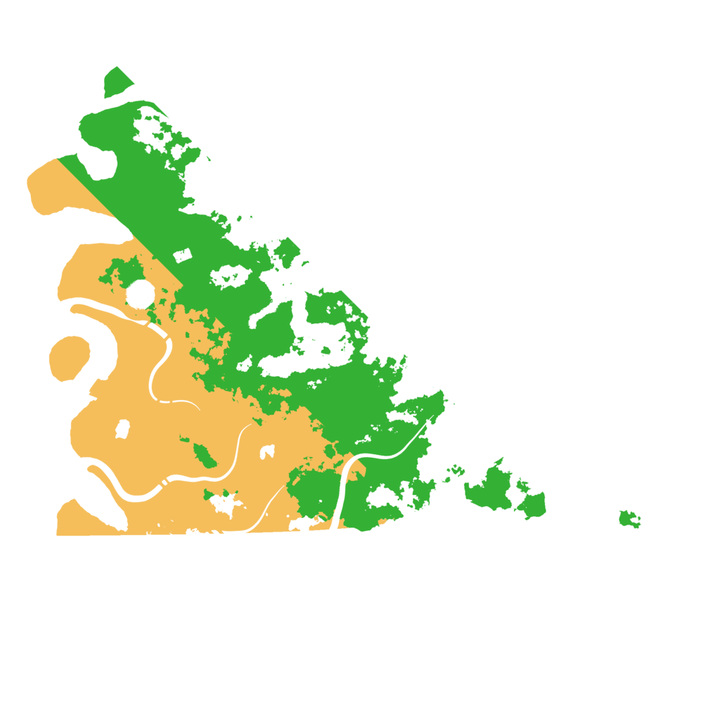 Biome Rust Map: Procedural Map, Size: 4500, Seed: 45686946