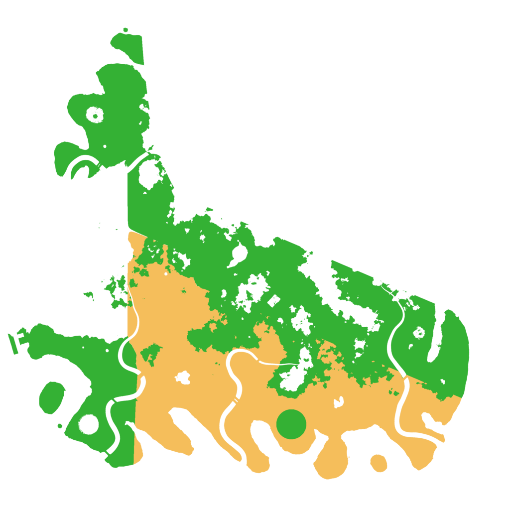 Biome Rust Map: Procedural Map, Size: 4500, Seed: 88899365