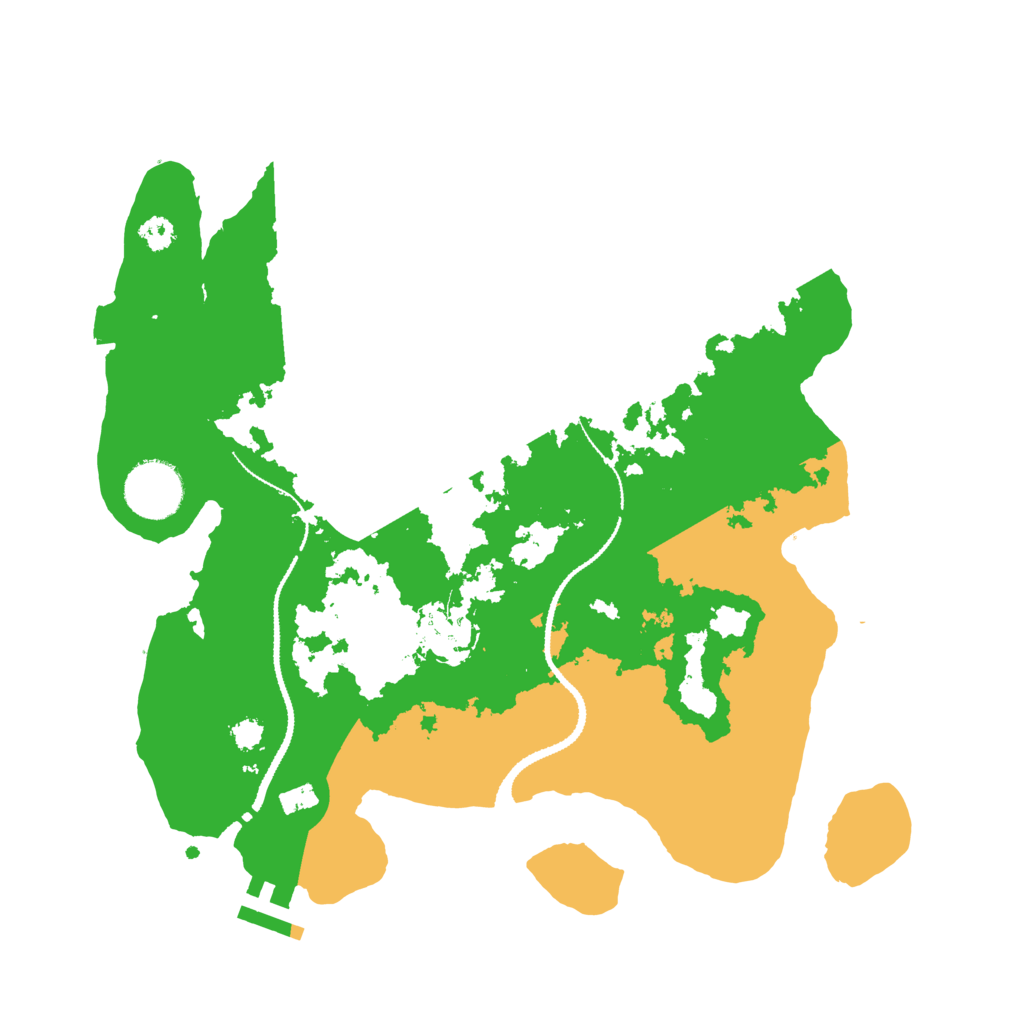 Biome Rust Map: Procedural Map, Size: 3080, Seed: 1668529220