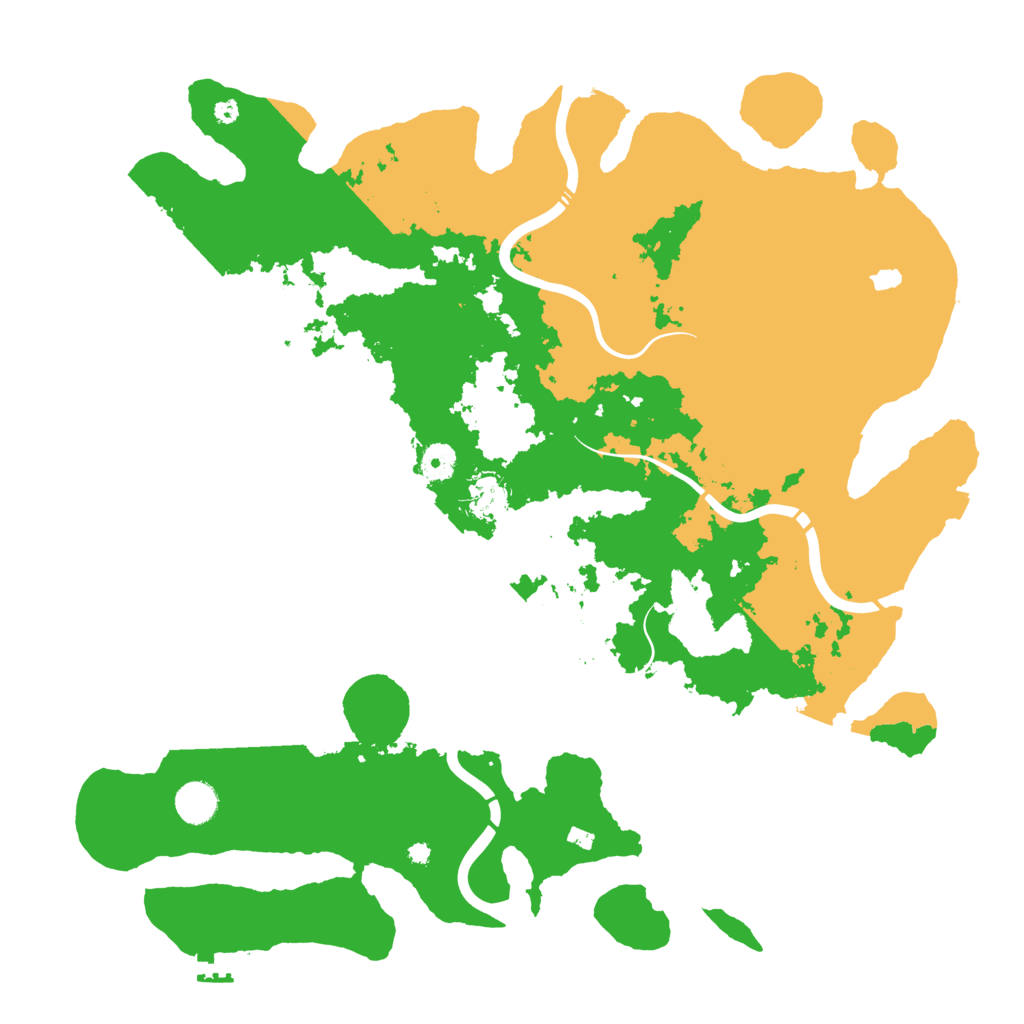 Biome Rust Map: Procedural Map, Size: 4250, Seed: 3111111