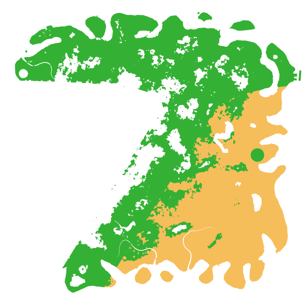 Biome Rust Map: Procedural Map, Size: 6000, Seed: 188941598