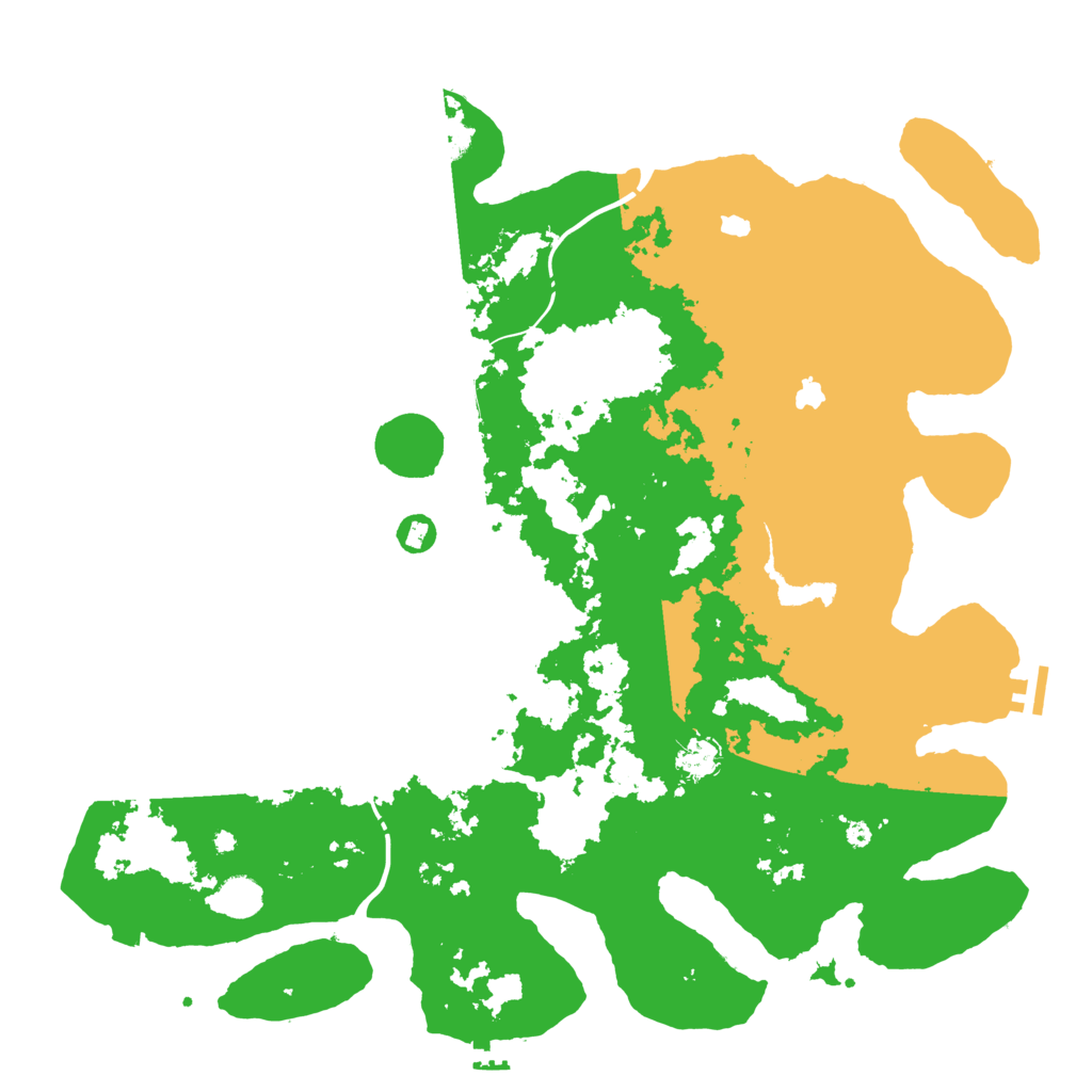 Biome Rust Map: Procedural Map, Size: 4500, Seed: 584923001