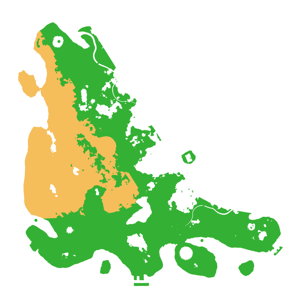 Biome Rust Map: Procedural Map, Size: 4000, Seed: 79969209
