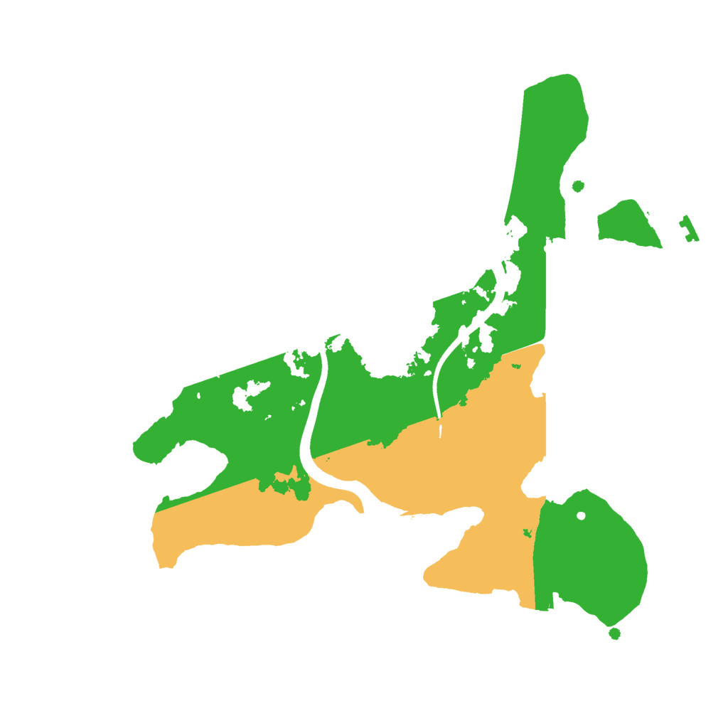 Biome Rust Map: Procedural Map, Size: 2500, Seed: 1147115946