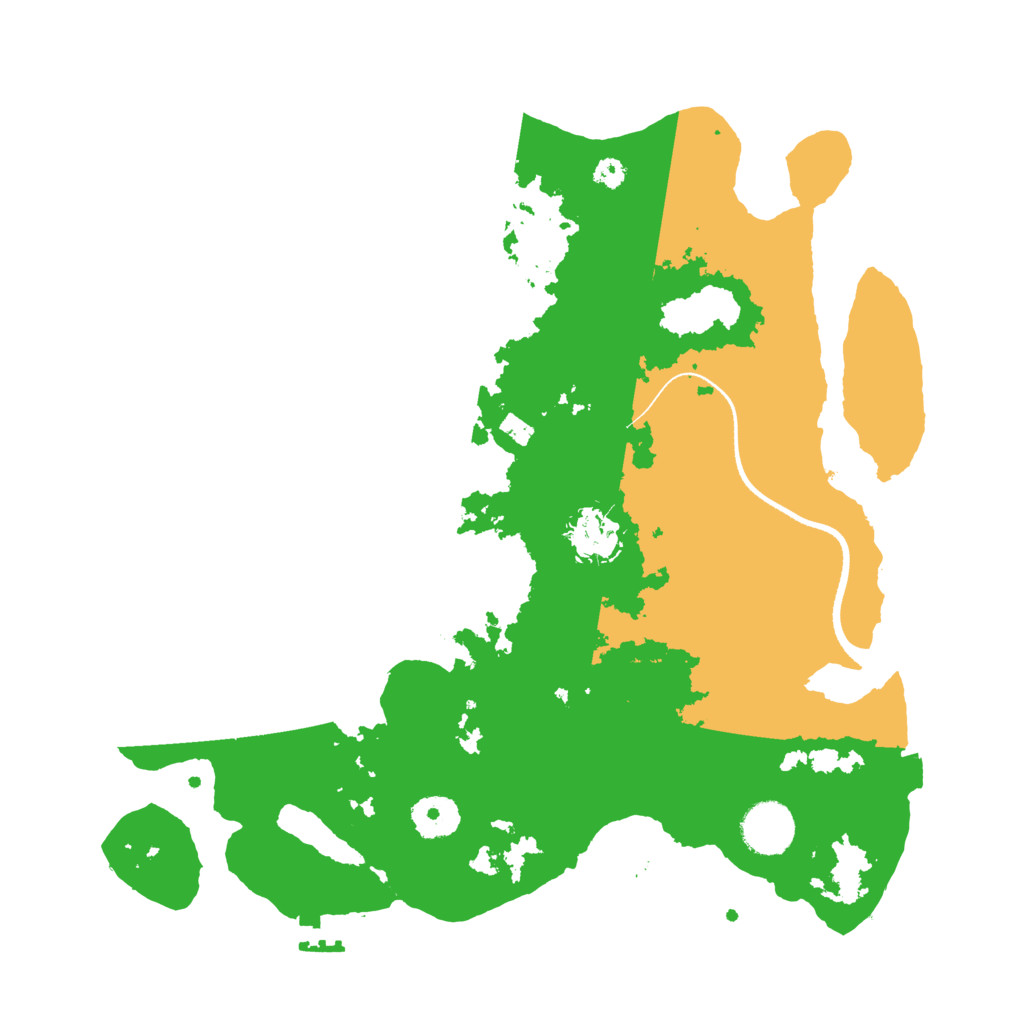 Biome Rust Map: Procedural Map, Size: 3400, Seed: 600000