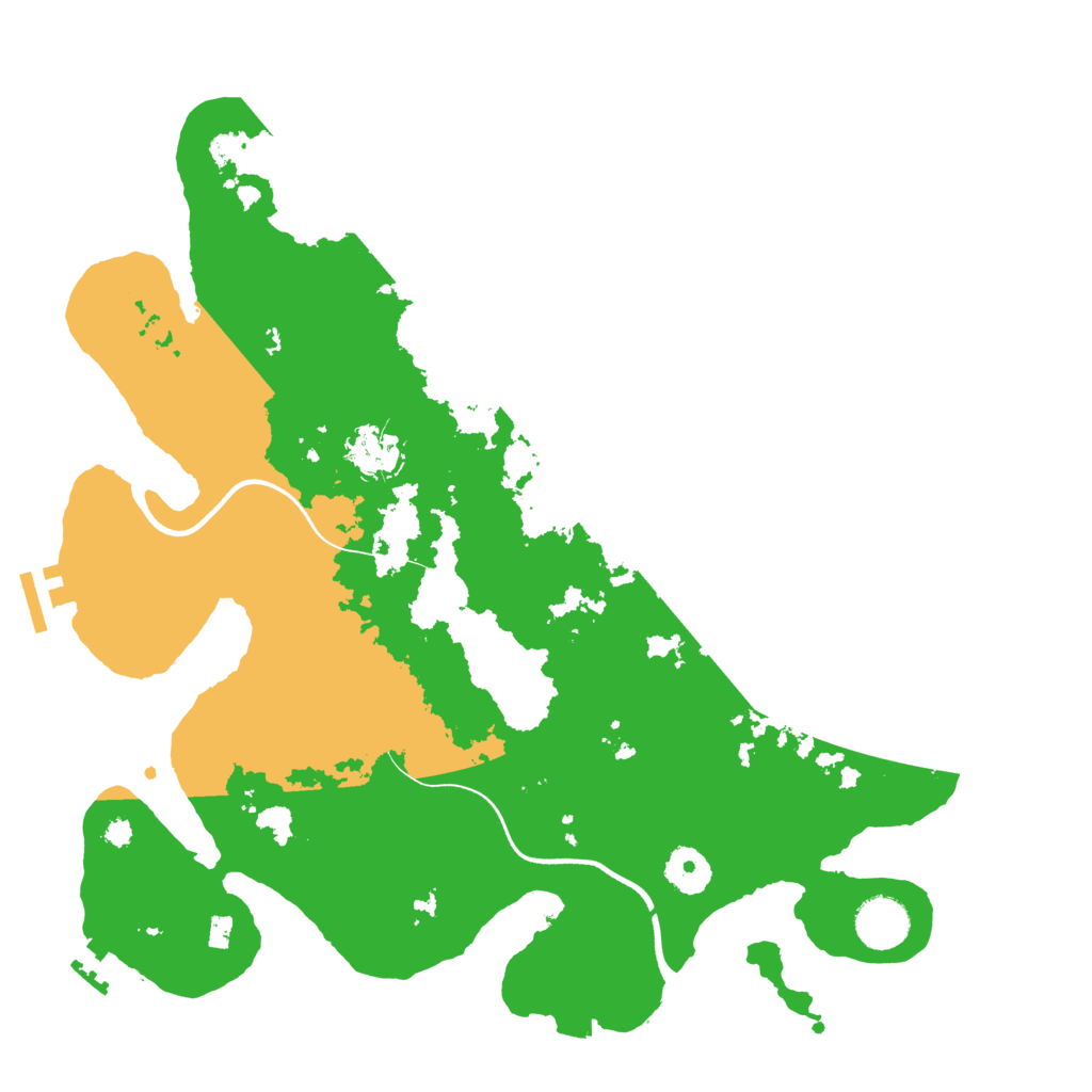 Biome Rust Map: Procedural Map, Size: 3600, Seed: 862892