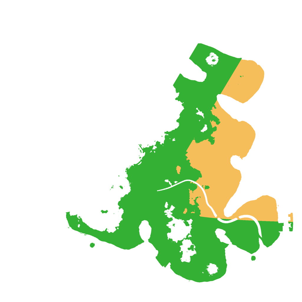 Biome Rust Map: Procedural Map, Size: 2500, Seed: 982783797