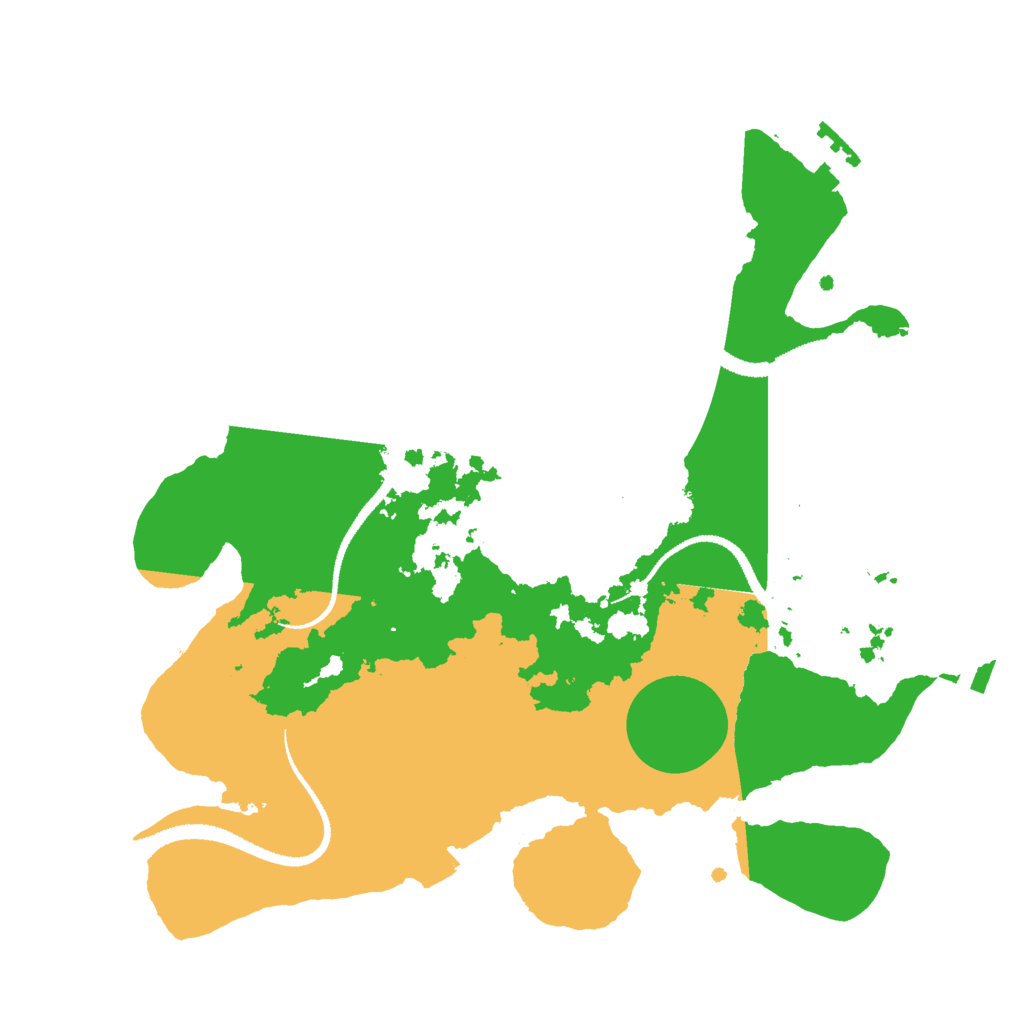Biome Rust Map: Procedural Map, Size: 2800, Seed: 2137942830