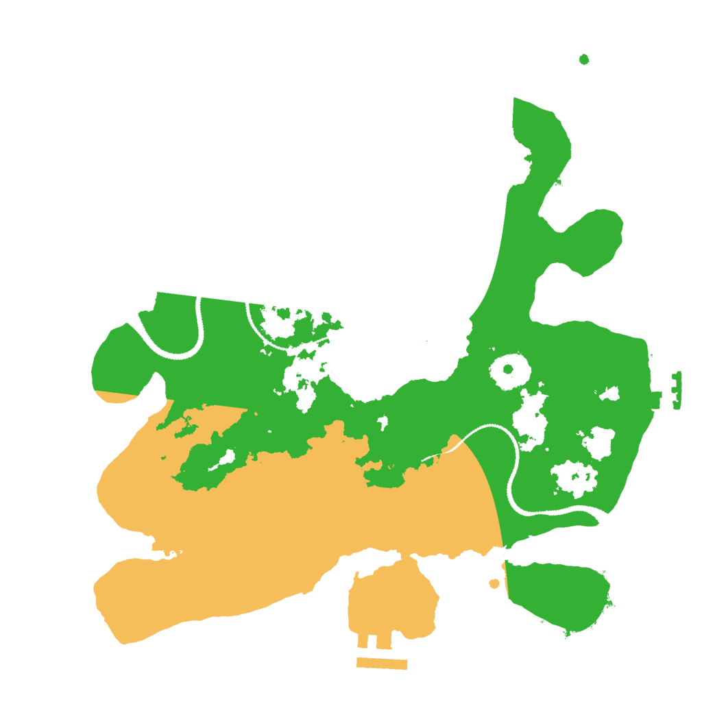 Biome Rust Map: Procedural Map, Size: 2800, Seed: 2137942830