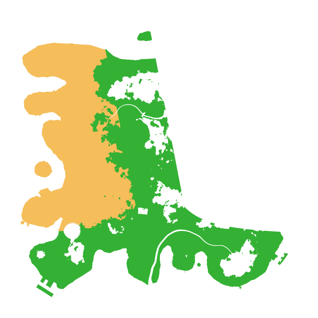 Biome Rust Map: Procedural Map, Size: 3500, Seed: 127681730