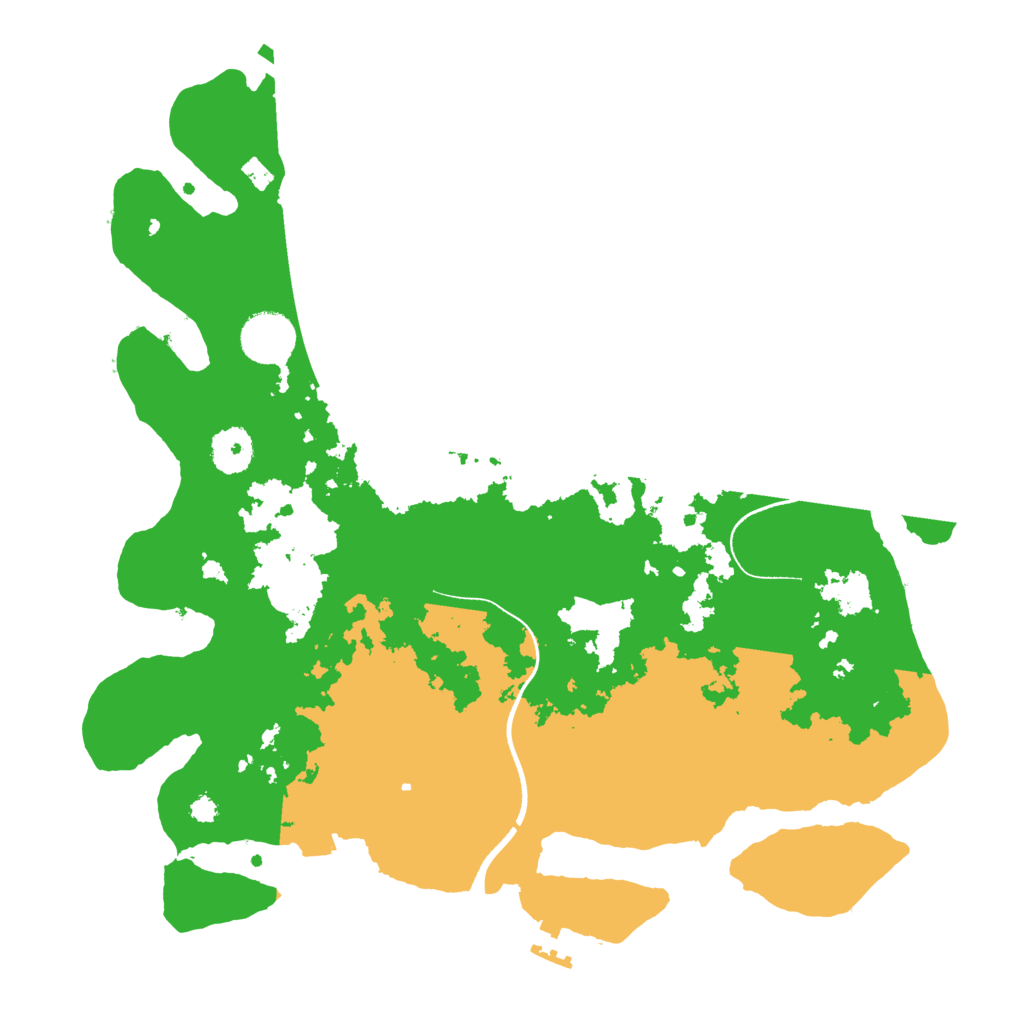 Biome Rust Map: Procedural Map, Size: 3500, Seed: 2005408536