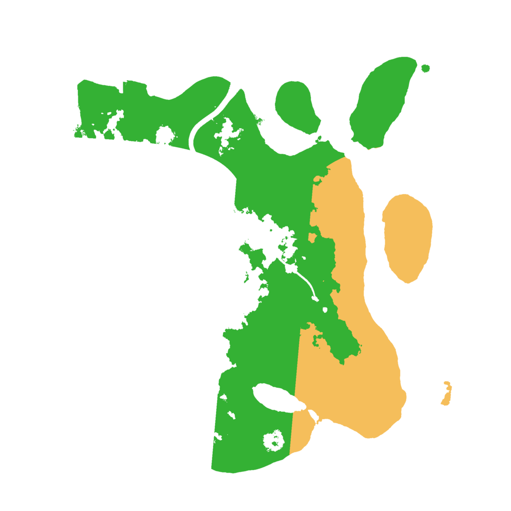 Biome Rust Map: Procedural Map, Size: 2499, Seed: 1163990240