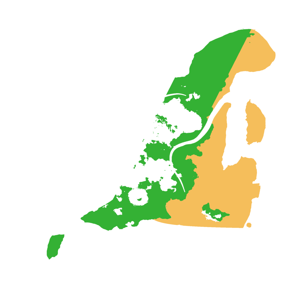 Biome Rust Map: Procedural Map, Size: 2500, Seed: 1269677932