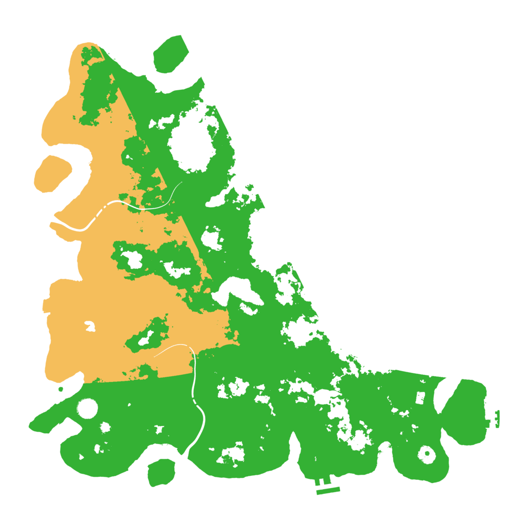 Biome Rust Map: Procedural Map, Size: 4500, Seed: 97466326