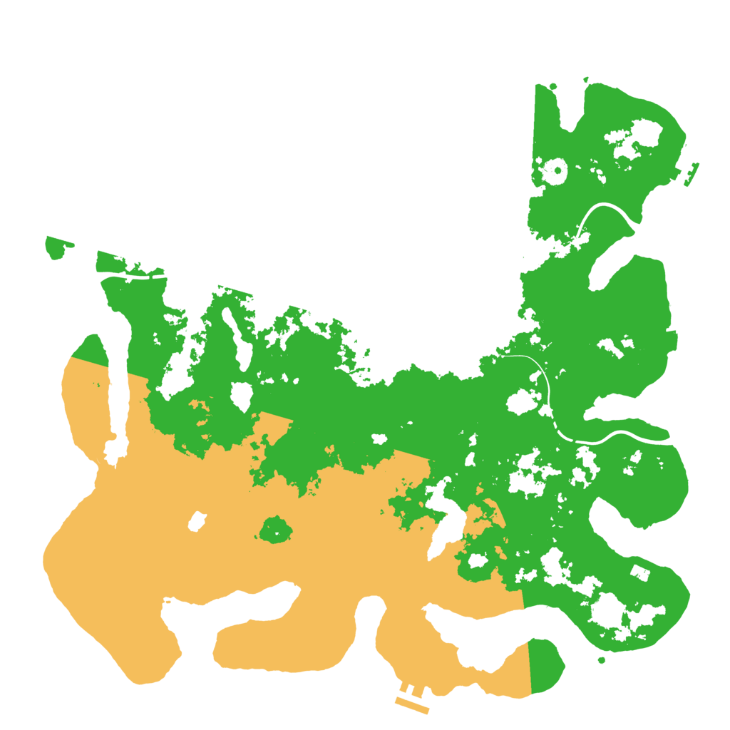 Biome Rust Map: Procedural Map, Size: 4250, Seed: 7578911