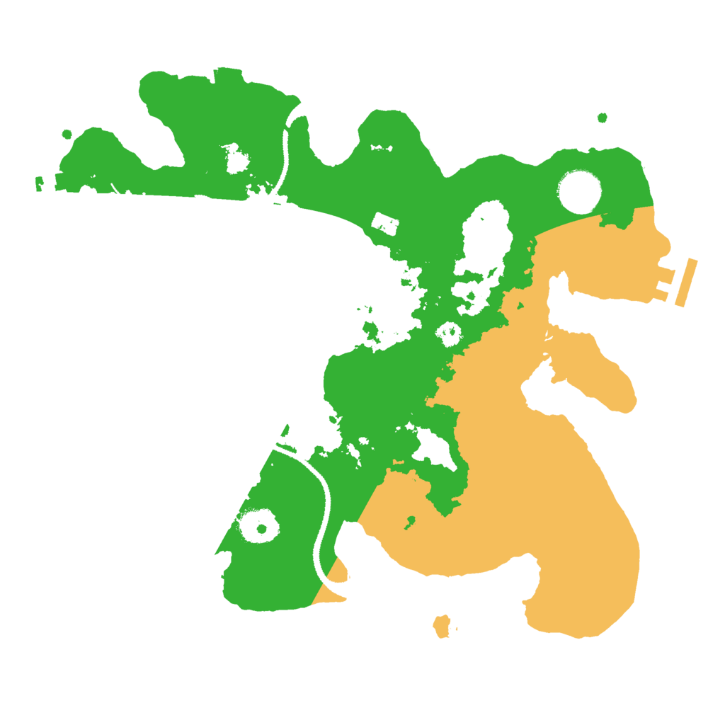 Biome Rust Map: Procedural Map, Size: 3000, Seed: 23093