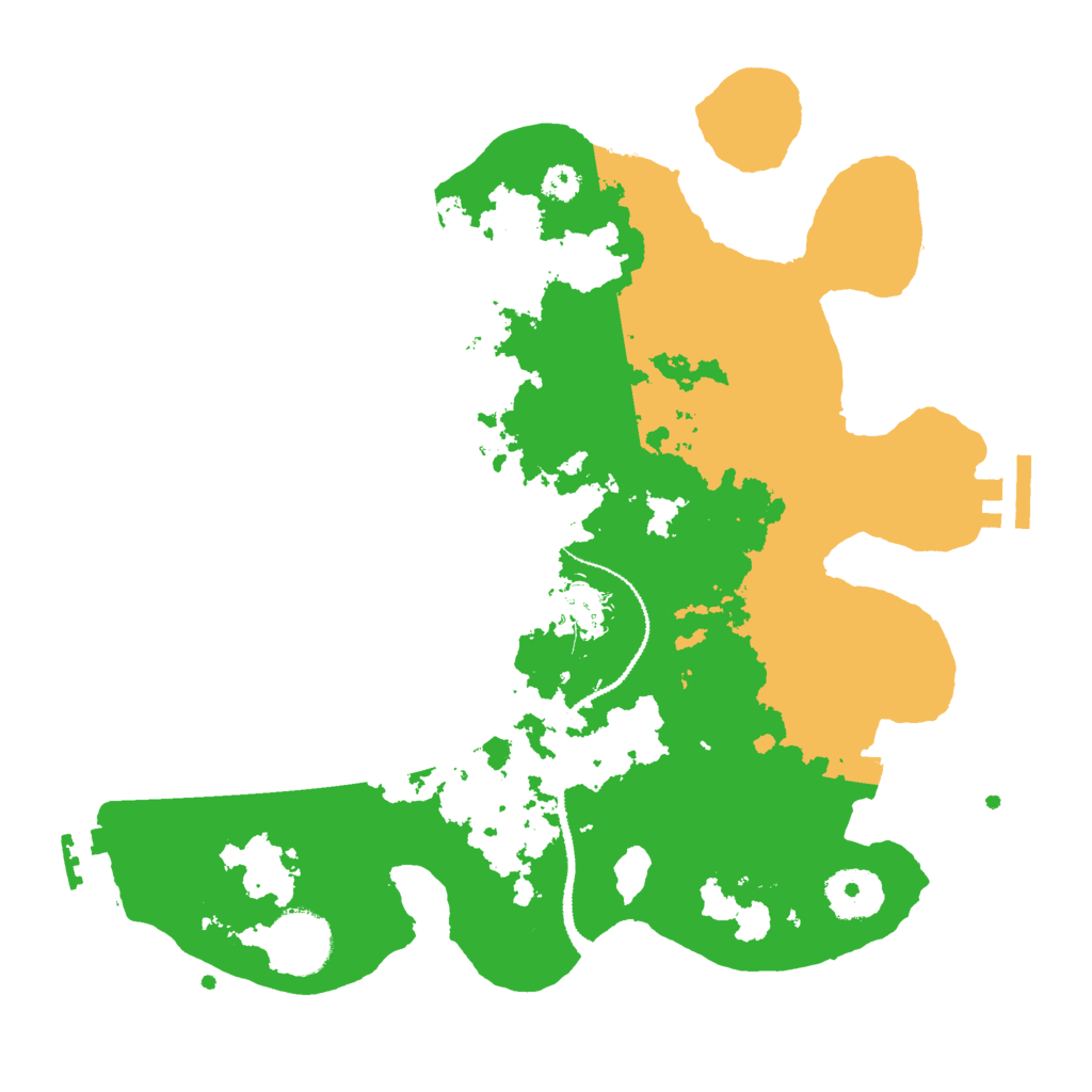 Biome Rust Map: Procedural Map, Size: 3000, Seed: 19993