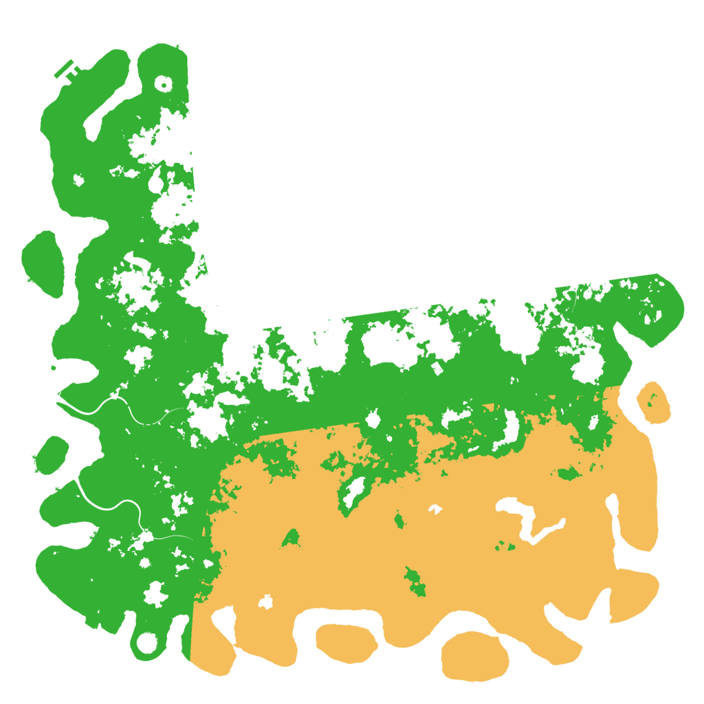 Biome Rust Map: Procedural Map, Size: 6000, Seed: 8762