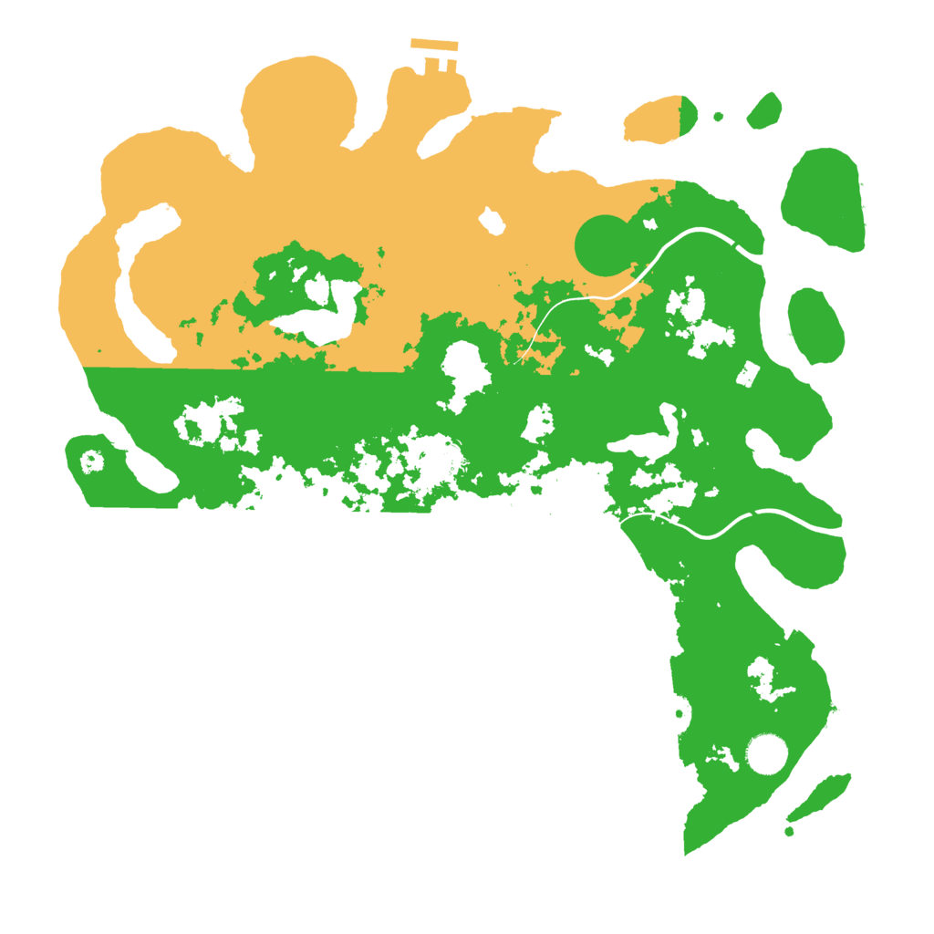 Biome Rust Map: Procedural Map, Size: 4000, Seed: 21022